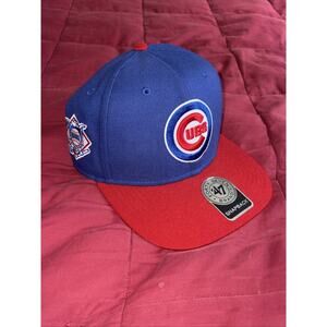 ’47 Chicago Cubs Captain Snapback Hat Adjustable Blue Red MLB Baseball